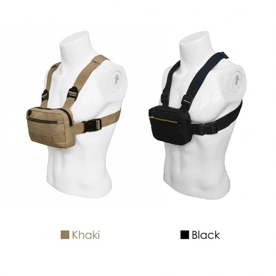 Multifunctional Chest Rig Shoulder Bag Pack Mobile Phone Holder Bag Case Outdoor Running Camping Hiking