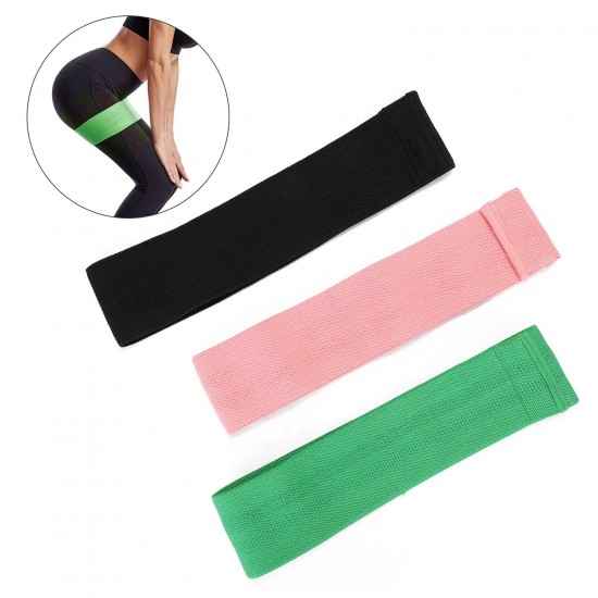 3pcs/set 60-120LB Resistance Bands Set Pull Rope Cotton Elastic Bands for Fitness Gym Equipment Exercise Yoga Workout Booty Band