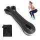 208cm Resistance Loop Band Natural Latex Yoga Strength Training Stretch Band Home Gym Fitness Exercise Workout Elastic Band with Carry Bag