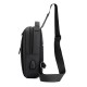 Men Sling Bag Single Shoulder Bag Crossbody Bag Wear-Resistant Nylon Bag Adjustable Strap Shoulder Bag