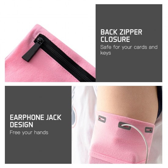 Phone Arm Band Gym Phone Holder Phone Arm Case Running Band for Running Riding Walking Hiking Arm Bag Cellphone Pouch