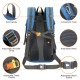 50L Mountaineering Backpack Waterproof Outdoor Running Bag Bicycle Bag Large Capacity Riding Bag Breathable Jogging Travel Daypack Bag for Riding Running Hiking Camping