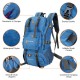 50L Mountaineering Backpack Waterproof Outdoor Running Bag Bicycle Bag Large Capacity Riding Bag Breathable Jogging Travel Daypack Bag for Riding Running Hiking Camping