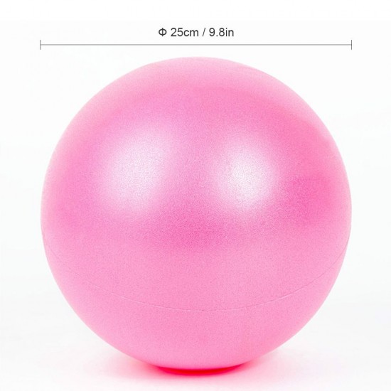 25cm Yoga Ball Anti-burst Thick Stability Ball Mini Pilates Barre Physical Ball