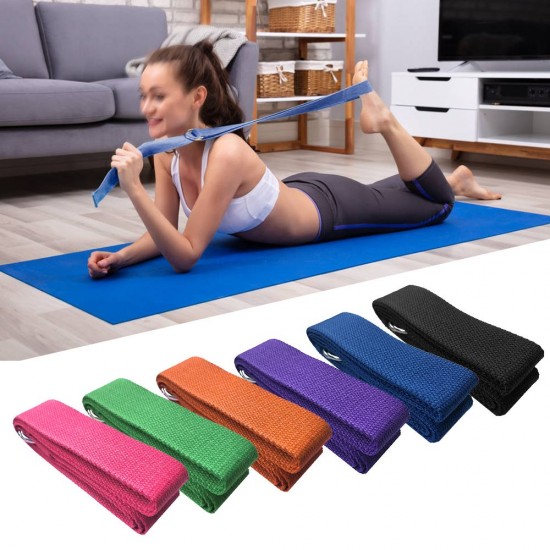 1pcs EVA Yoga Blocks 1pcs Cotton Yoga Strap Stability Blocks Yoga Strap Set for Yoga Pilates Meditation