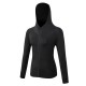 Women Full-zip Hooded Jackets Sport Hoodie Raglan Long Sleeves Pockets Workout Running Exercise Gym Track Sweatshirt Casual Tops Activewear