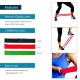 3PCS Sports Exercise Resistance Loop Bands Set Elastic Booty Band Set for Legs and Strength Training