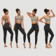 Women Leggings High Waist Back Pocket Quick-dry Moisture-wicking Tight Slimming Pants Running Fitness Workout Yoga Pants