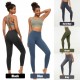 Women Leggings High Waist Back Pocket Quick-dry Moisture-wicking Tight Slimming Pants Running Fitness Workout Yoga Pants