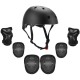 Kids 7 in 1 Helmet and Pads Set Adjustable Kids Knee Pads Elbow Pads Wrist Guards for Scooter Skateboard Roller Skating Cycling