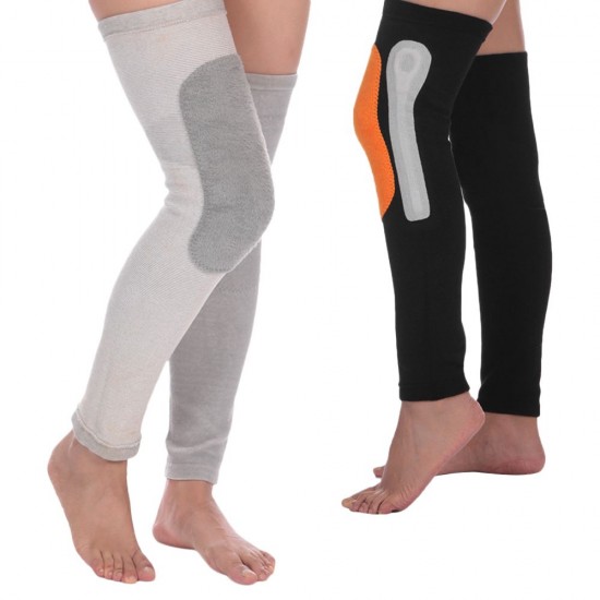 Winter Warm Knee Brace Pads Long Knee Sleeve Thermal Leg Warmer Sports Knee   Support