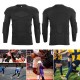 Men Padded Shirt Multiple Pad Protective Gear for Football Baseball Soccer Basketball Volleyball Training Bike Ski