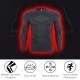 Men Padded Shirt Multiple Pad Protective Gear for Football Baseball Soccer Basketball Volleyball Training Bike Ski