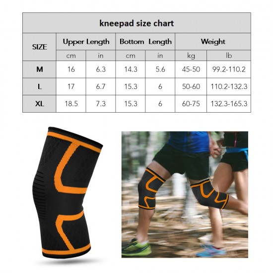 Anti-fall Thin Kneepad Knee Protector for Fitness Running Cycling Mountaineering Elastic Knee Pads Knee Support