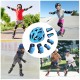 7 in 1 Kids Bike Helmet Pads Adjustable Protective Skateboard Helmet Children Sports Protective Gear Set