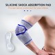 Sports Elbow Protector Sleeve Silicone Elbow Protective Brace High Elastic Elbow Brace for Cycling Basketball Tennis Gyms