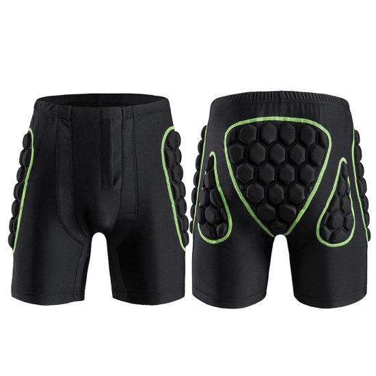 Men's Hip Butt Protection Padded Shorts Armor Hip Protection Shorts Pad for Snowboarding Skating Skiing Riding