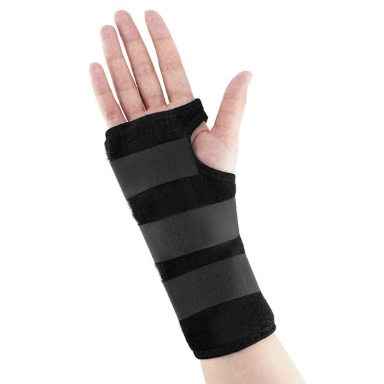 Wrist Support Brace Wrist Stabilizer with Removable Splint Adjustable Wrist Protector for Wrist Sprain Fractures Pain Relief