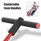 Portable Suction Sit Up Bar with Elastic Tension Rope 4 Adjustable Heights Push Up Trainer Muscle Training Equipment