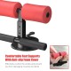 Portable Suction Sit Up Bar with Elastic Tension Rope 4 Adjustable Heights Push Up Trainer Muscle Training Equipment