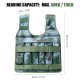 Max Loading 50kg Adjustable Weighted Vest Weight Jacket Oxford Exercise Weight Loading Cloth Strength Training (Empty)