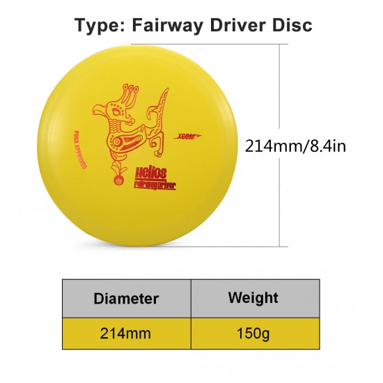 1 PCS Sport Disc Fairway Driver Disc Flying Disc Game Throwing Disk for Adults