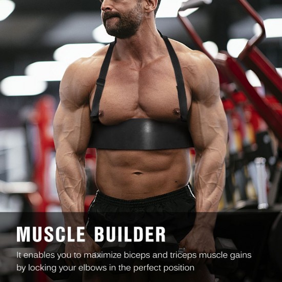 Biceps & Triceps Muscle Builder Bicep Isolator Arm Strength Training Machines Muscle Gains for Bodybuilding Weight Lifting Dumbbells & Barbells